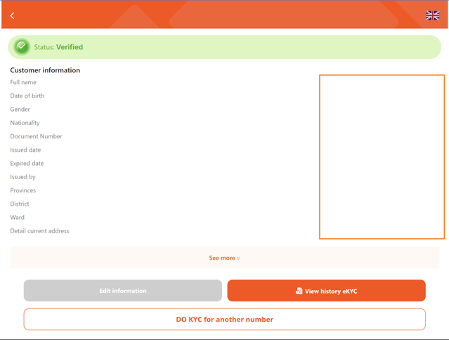 eKYC Facial Recognition